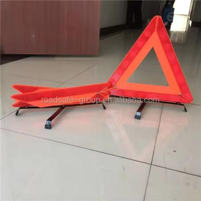 Cina Roadsafe Traffic Warning Triangle 43cm Car Emergency Sign Reflective Triangles in vendita