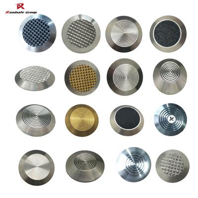 China 3.25mm Around  Stainless Steel Tactile Studs Tactile Walking Surface Indicators 35 X 3.25mm for sale