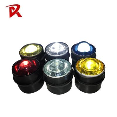 China Promotion High Resistance Reflective White Yellow Red Temper Small Glass Cat Eye Road Stud For Road for sale