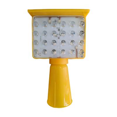 China 24LED 48pcs LED Yellow Red LED Blinkers Solar Traffic Lamp Barricade Light TRAFFIC Highway Safety zu verkaufen