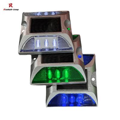 China Flashing Reflective Solar Road Reflectors LED Aluminum Solar Road Stud for sale