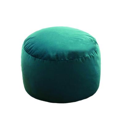 China Home Decoration Lazy Stool Viable Seat Low Stool Foam Filled Velvet Stool For Living Room Study for sale