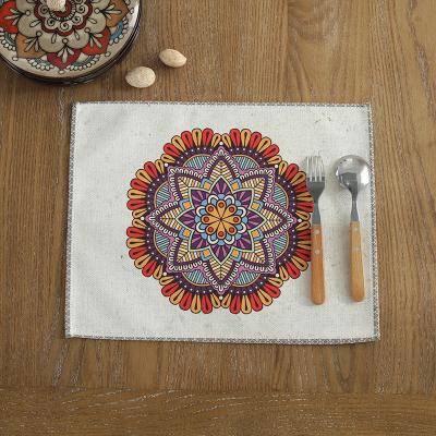 China Good Reputation Sustainable Dining Table Mat , Custom Printed Laminated Place Mats for sale