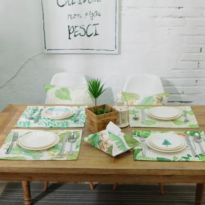 China Sustainable High Quality Modern Polyester Printed Dining Elegant Felt Table Place Mat for sale