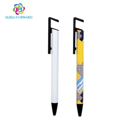 China Factory wholesale fashionable and customized cheap sublimation pen tip with manual press machine heat printing shrink warp novelty pen blank bling for sale