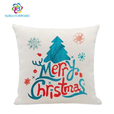 China High Quality Air Permeable Sublimation Textile Blank Linen Pillow Case For Customized for sale