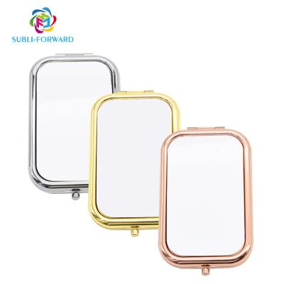 China Double Sided Sublimation High Quality Compact Mirror-Rectangle for sale