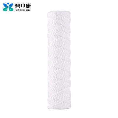 China Filtration PP Polypropylene Membrane Filter Cartridges Seawater Desalination String Wound Pharmaceutical Depth Wound Beer Filter Cartridges for sale