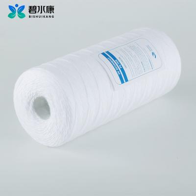 China Factory Produced Filtration String Wound Filter Cartridge 5 Micron PP String Wound Filter Cartridge For Beer Filter for sale