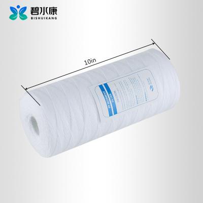 China Jumbo Design 10 Inch PP Coiled Cartridge Water Based Filtration Customization Filter String Wound 5 Micron Coiled Water Filter Cartridge for sale