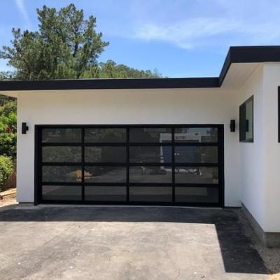 China Garage Waterproof Glass Door For Residential And Commercial Applications for sale