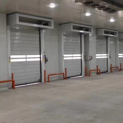 China Cheap Heat Insulation High Speed ​​Aluminum Insulated Spiral Door for sale