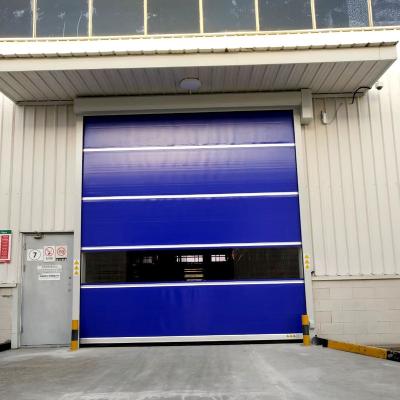 China Heat Insulated Industrial Interior Plastic Soft Curtain Roller Shutter High Speed ​​Doors for sale