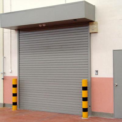 China Anti Theft Electric Steel Fireproof Metal Rolling Shutter Doors for sale