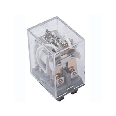 China Indutrial Power Socket Electromagnetic Induction Relay 10A 15A 2 / 3 / 4 Pole HF13F UL for sale