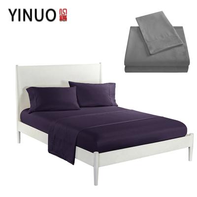 China Purple Anti Dust Mites Twin Size Christmas Bed Sheet Blanket Online Supplier for sale