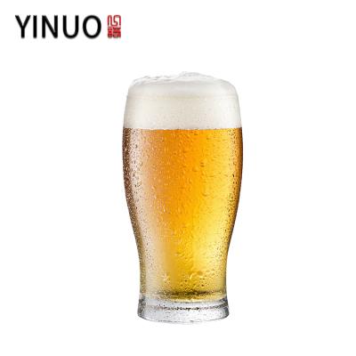 China Hot-selling 16oz Elegant Tulip Beer Glass Classic Belgian Beer Mug Glasses for sale