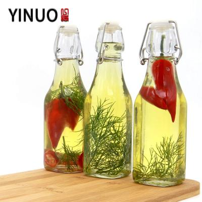 China BPA Free 250ml Beverage Food Grade Beverage Juice Glass Bottle For Juice for sale