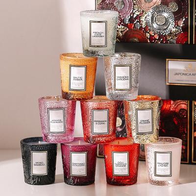 China Birthdays Vessel Packaging Jar With Lid Wax Cotton Wick Oil Box Private Label Filter Aromatherapy Lanterns Scented Soy Wax Candles Jar for sale