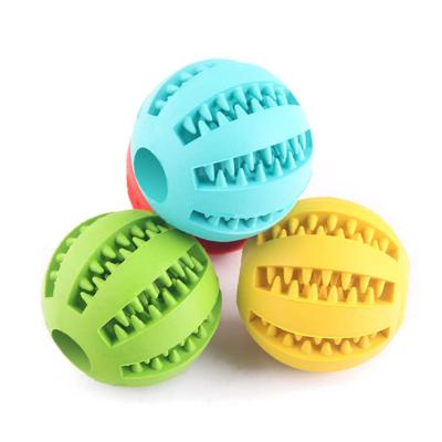 China Viable Customized Puzzle Around Dog Rubber Clean Toys Teeth Ball Pet Food Leak Eco Friendly Dog Chew Toy for sale