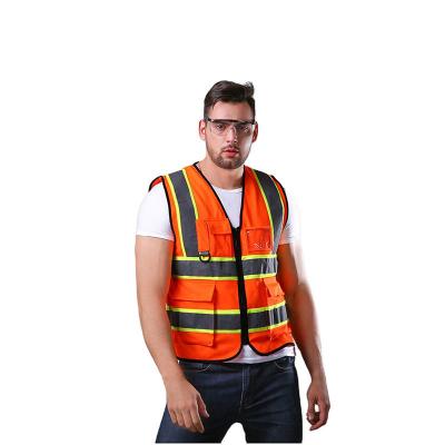 China Water Proof Driving Safety Reflective Suit Jacket Waterproof Reflective Vest With Pocket for sale