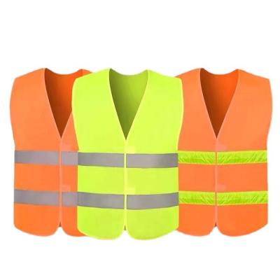 China High Quality Night Safety Protection Safety Vest Customized High Visibility Mens Safety Workwear Reflective Vest for sale