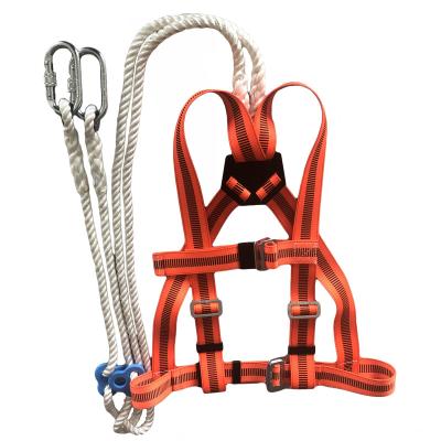 China Hot Selling Fall Protection Equipment China Made High Strength Polyester Polyester Steel Seat Belt Full Body Safety Belt for sale