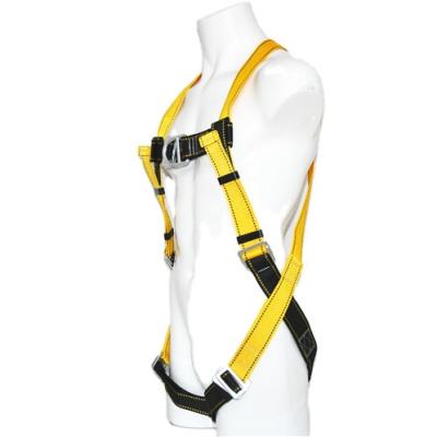 China Fall Protection Equipment Manufacturer Recommended Polyester Adjustable Industrial Climbing Full Body D Ring Harness for sale