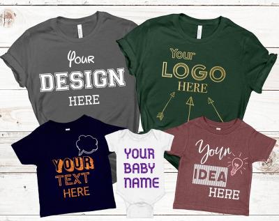 China parride Personalized Shirt Add Your Own Text Custom Logo Shirts DIY Design T-Shirt Customized Tee Custom Text On T-Shirt for sale