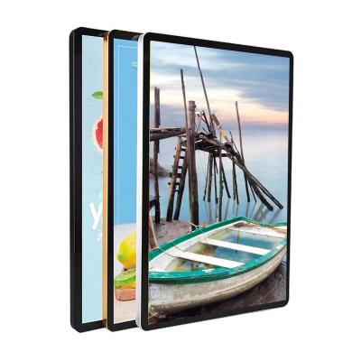 China led photo frame light box glass advertising led restaurant hotel menu board magnetic light box square for sale