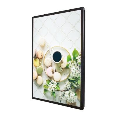 China Long life durability new creative led menu board led frame display wall menu advertising for sale