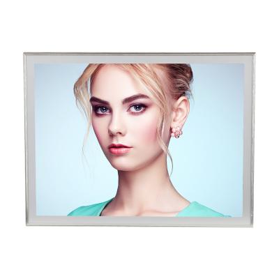 China Magnetic Sucker Light Box Aluminum Picture Frame Light Box With Led Light Guide Panel Rectangle /square for sale