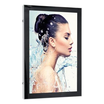 China Advertising Aluminum Outdoor Frame 2022 Led Display Panel Rainproof Slim Snap Frame LED Light Box Waterproof Rectangle /square for sale