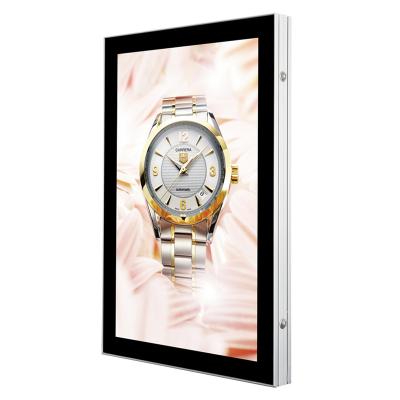 China Advertising Aluminum Outdoor Frame 2022 Led Display Poster Frame Waterproof Locked LED Light Box Rectangle /square for sale