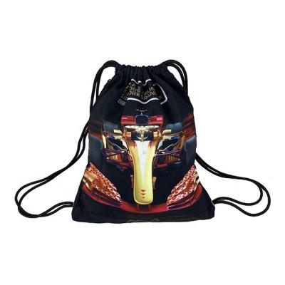 China High Quality Printed Bag Handled Cotton Canvas Drawstring Bag Simple Eco-Friendly Canvas Bag Backpack for sale