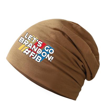 China COMMON Fashionable Brandon Knitted Hats Knitted Beanie Hat Let's Go Brandon Hats for sale