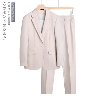 China Anti-wrinkle summer men's latest suit designs wedding safari suit for men suits for wedding men for sale