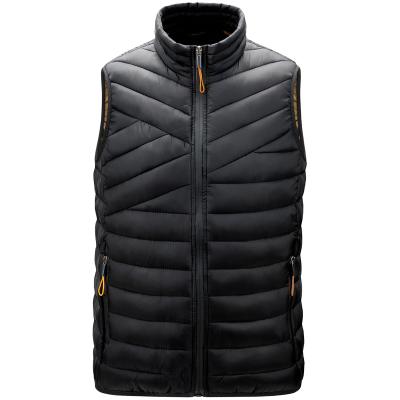 China Men's Thick Padded Jacket Men's Thick Padded Winter Coat Jacket Men's Winter Cotton Sleeveless Vest for sale