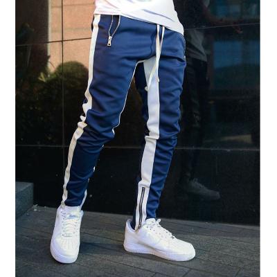 China Premium Quality QUICK DRY Nice Lyft Piping High Stretch Cotan Gym Character Lounge Ankle Track Men Casual Pants for sale