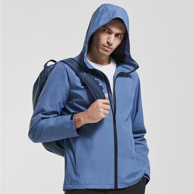 China Anti-UV Men's Lightweight Jacket Anorak Hoodie Jacket Waterproof Coat With Zipper for sale