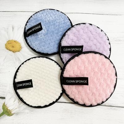 China New Product Washable Sponge Makeup Remover Easy Clean Washable Clean Beauty Tools Makeup Removing Sponge for sale