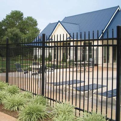 China Easily Assembled Superior Quality Anti Rust Durable PVC Coated Galvanized Wall Boundary Steel Grills Fence for sale