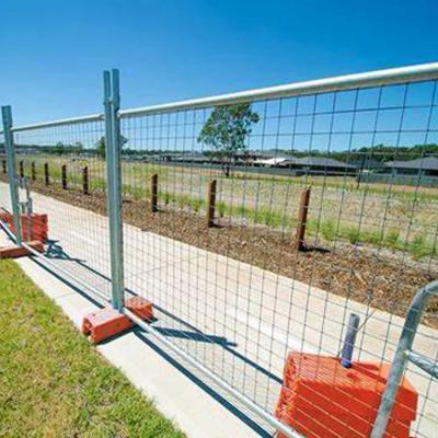 China Easily Assembled China Made Durable Portable Hot Dipped Galvanized Steel Chain Link Temporary Fence for sale