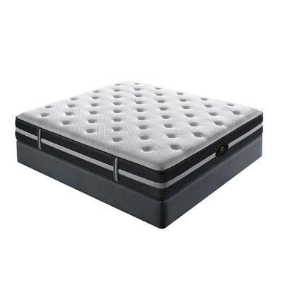 China Hot Selling Luxury Hand Made Foldable Latex Memory Foam Natural Gel Foam Pocketed Box Spring for sale