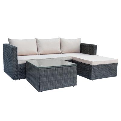 China Hot Selling Modern Outdoor Sectionals Furniture Sets Outdoor Furniture Sofa Outdoor Corner Sofa Set for sale