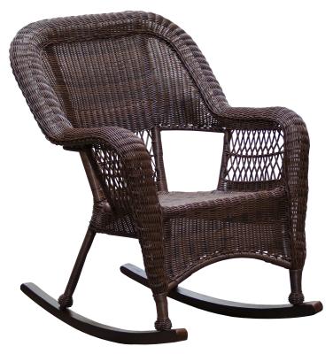 China Resistance Outdoor Furniture Chair Wicker Carefree Rocker Chair for sale