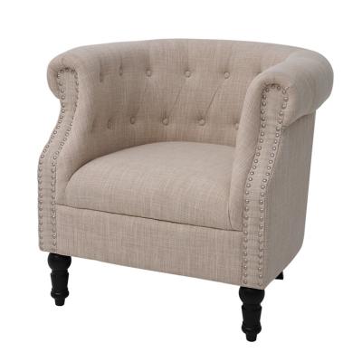 China Leisure Tufted Good Quality Home Chair Modern Living Room Furniture Armchair for sale