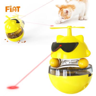 China Wholesale Viable Indoor Interactive Pet Toy Cat Intelligence Toys Tumbler Laser Cat Toy Ball for sale