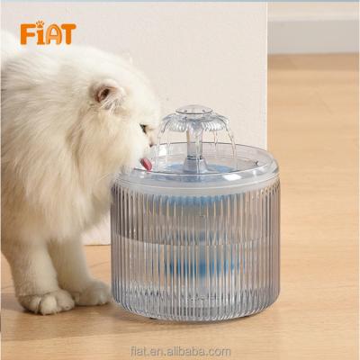 China Automatic Can Drinking 12days 2.6L Capacity Transparent Pet Water Fountain For A Dog Or Cat for sale