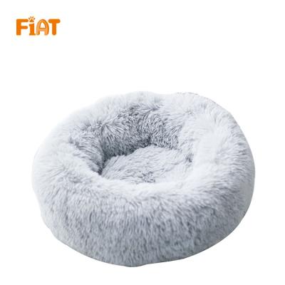 China 2021 Removable Heating Tour Donut Pet Bed Donut Dog Bedspread Warm With Zipper for sale